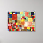 Klee - Flora auf Sand Leinwanddruck (Vorderseite)