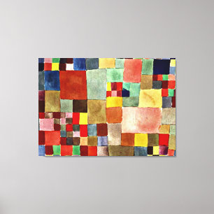 Klee - Flora auf Sand Leinwanddruck