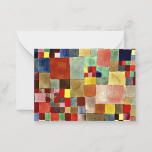 Klee - Flora auf Sand Mitteilungskarte