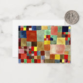 Klee - Flora auf Sand Mitteilungskarte (Vorderseite/Rückseite Beispiel)