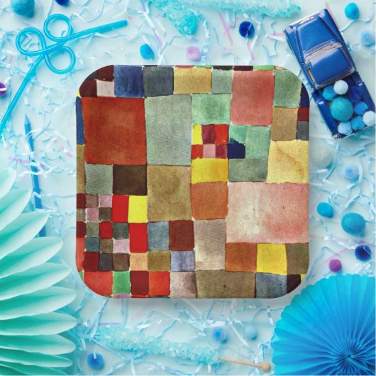 Klee - Flora auf Sand Pappteller (Party)