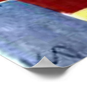 Klee - Flora auf Sand Poster (Ecke)