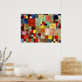 Klee: Flora auf Sand Poster (Küche)