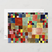 Klee - Flora auf Sand Postkarte (Vorne/Hinten)