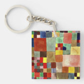 Klee - Flora auf Sand Schlüsselanhänger (Vorderseite)