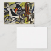 Klee - Frau mit Schlüssel Mitteilungskarte (Vorne/Hinten)