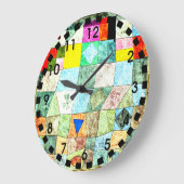 Klee - Freundliches Spiel Anagoria Große Wanduhr (Winkel)