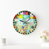 Klee - Freundliches Spiel Anagoria Große Wanduhr (Zuhause)