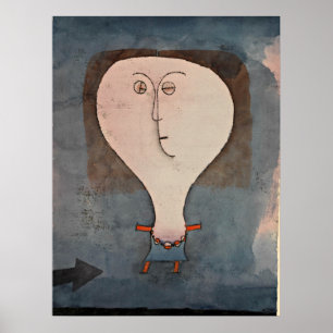 Klee - Fright eines Mädchens Poster