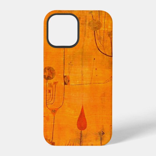 Klee - Früchte auf Rot iPhone Hülle (Rückseite)
