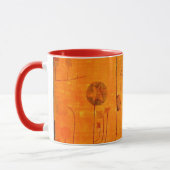 Klee - Früchte auf Rot Tasse (Links)