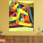 Klee - Gebirge geöffnet Leinwanddruck (Insitu (Wohnzimmer))