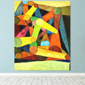 Klee - Gebirge geöffnet Leinwanddruck (Insitu (Holzboden))