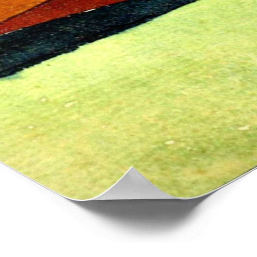 Klee - Gebirge geöffnet Poster (Ecke)