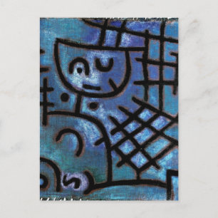 Klee - Gefangener, abstrakte Kunst, Postkarte