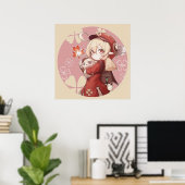 Klee - Genshin Impact Poster (Heimbüro)