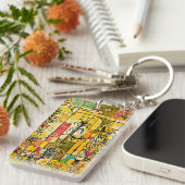 Klee - Geschichte von Hoffmann, berühmtes Gemälde Schlüsselanhänger (Vorderseite rechts)