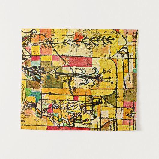 Klee - Geschichte von Hoffmann, berühmtes Gemälde Wandteppich (Vorderseite (Horizontal))