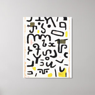 Klee - Gesetz, abstrakte Kunst Leinwanddruck