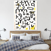 Klee - Gesetz, abstrakte Kunst Leinwanddruck (Insitu (Schlafzimmer))