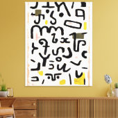 Klee - Gesetz, abstrakte Kunst Leinwanddruck (Insitu (Wohnzimmer))