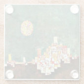 Klee - gewählter Standort Glasuntersetzer (Rückseite)