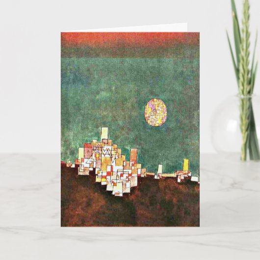 Klee - gewählter Standort Karte (Vorderseite)