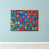 Klee - Glasfassade Leinwanddruck (Insitu (Holzboden))