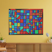 Klee - Glasfassade Leinwanddruck (Insitu (Wohnzimmer))