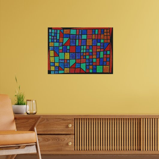 Klee - Glass Facade Poster (Wohnzimmer 2)