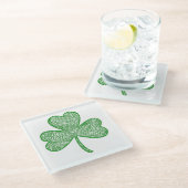 Klee Glasuntersetzer (Schrägansicht)