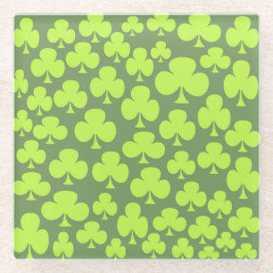 Klee Glasuntersetzer