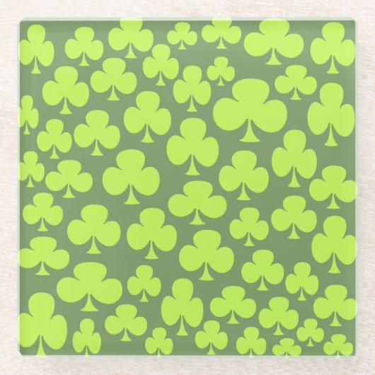 Klee Glasuntersetzer (Vorderseite)