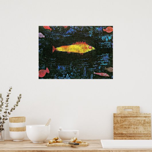 Klee - Goldfish Poster (Küche)