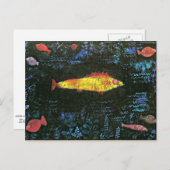 Klee - Goldfish Postkarte. Postkarte (Vorne/Hinten)