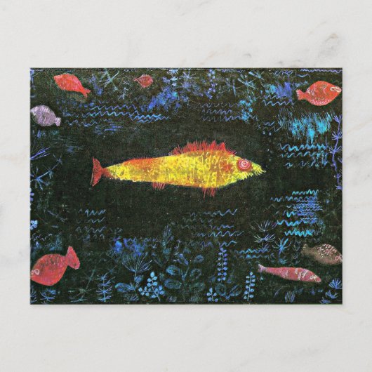 Klee - Goldfish Postkarte. Postkarte (Vorderseite)