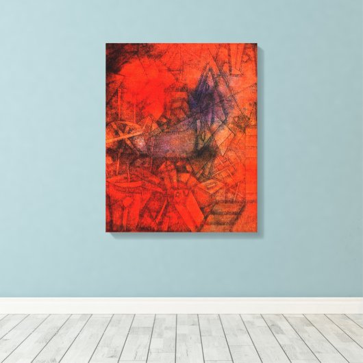 Klee - Groins Leinwanddruck (Insitu (Holzboden))