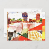 Klee - Hammamet mit Moschee Postkarte (Vorne/Hinten)