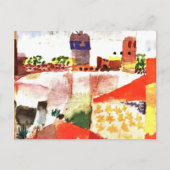 Klee - Hammamet mit Moschee Postkarte (Vorderseite)