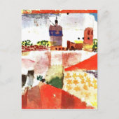 Klee - Hammamet mit Moschee Postkarte (Vorderseite)