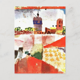 Klee - Hammamet mit Moschee Postkarte