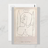 Klee - Hasslicher Engel Postkarte (Vorne/Hinten)