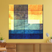 Klee - Haus am Wasser Leinwanddruck (Insitu (Wohnzimmer))