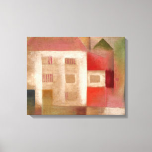 Klee - Haus in den Vorstädten Leinwanddruck