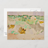 Klee - Häuser auf der Düne Postkarte (Vorne/Hinten)