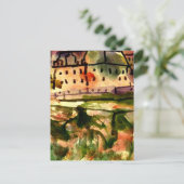 Klee - Häuser in der Nähe der Kiesgrube Postkarte (Stehend Vorderseite)