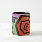 Klee - heroische Rose, berühmtes Kunstwerk Tasse (Zentrum)