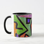 Klee - heroische Rose, berühmtes Kunstwerk Tasse (Links)
