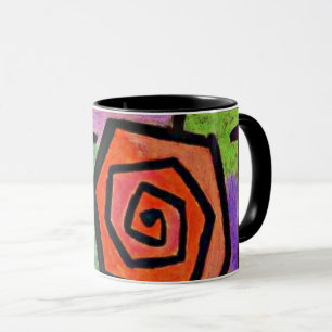 Klee - heroische Rose, berühmtes Kunstwerk Tasse