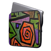 Klee - heroische Rose Laptopschutzhülle (Vorderseite Links)